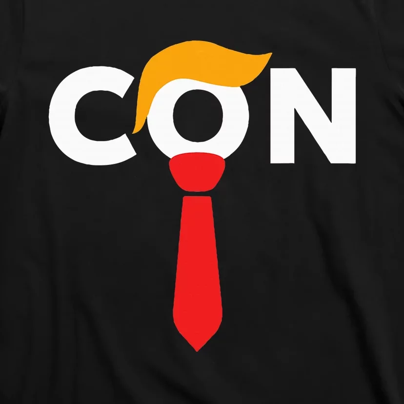 Trump 2024 Convicted Felon Don The Con T-Shirt