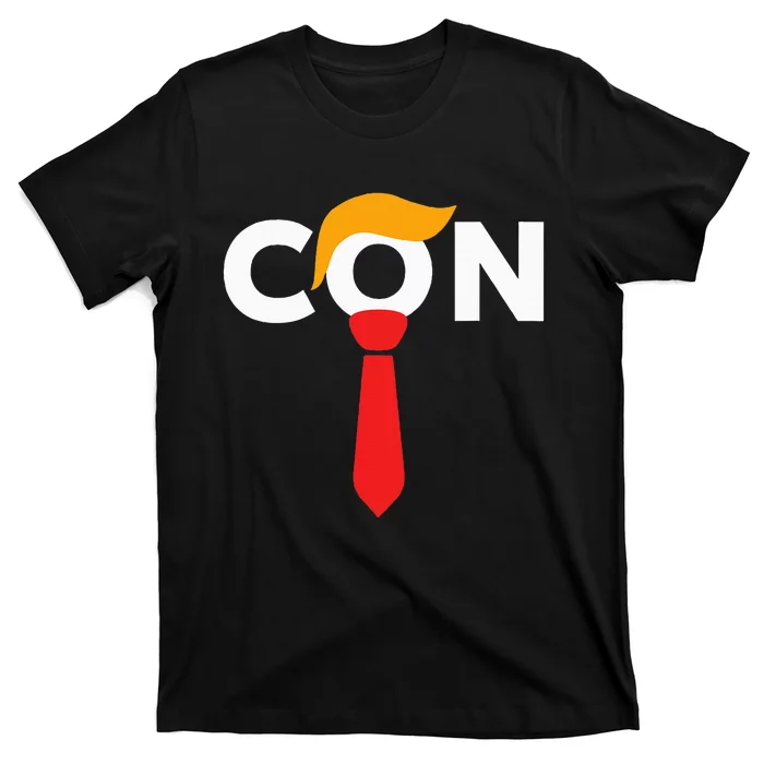 Trump 2024 Convicted Felon Don The Con T-Shirt