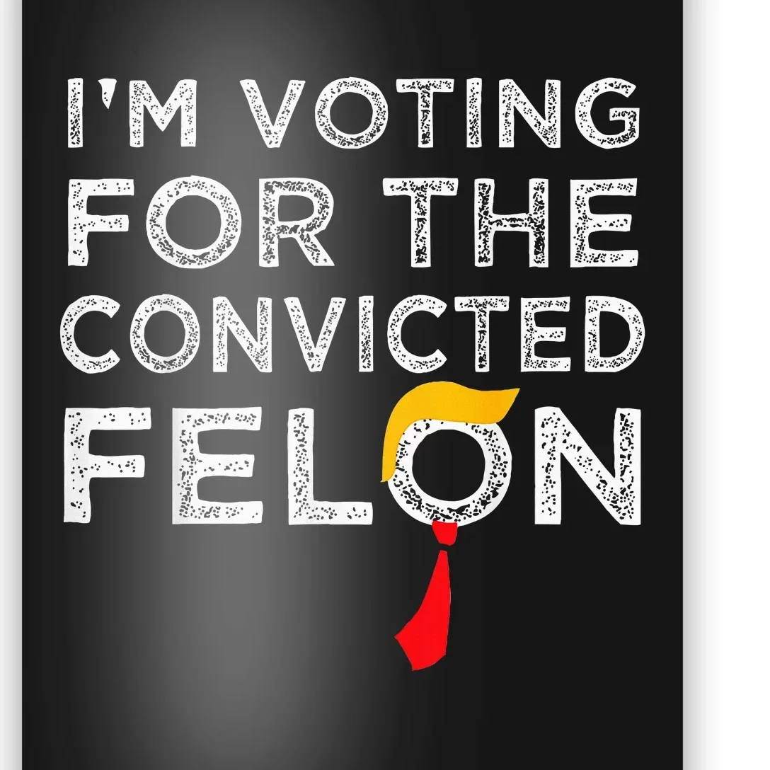 Trump 2024 Convicted Felon Poster