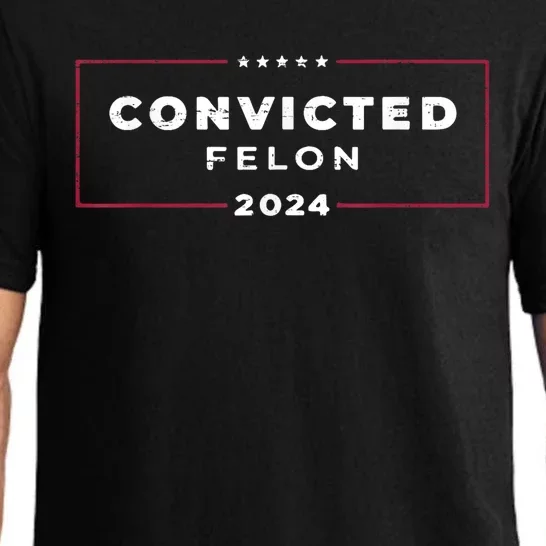 Trump 2024 Convicted Felon IM Voting Convicted Felon 2024 Pajama Set