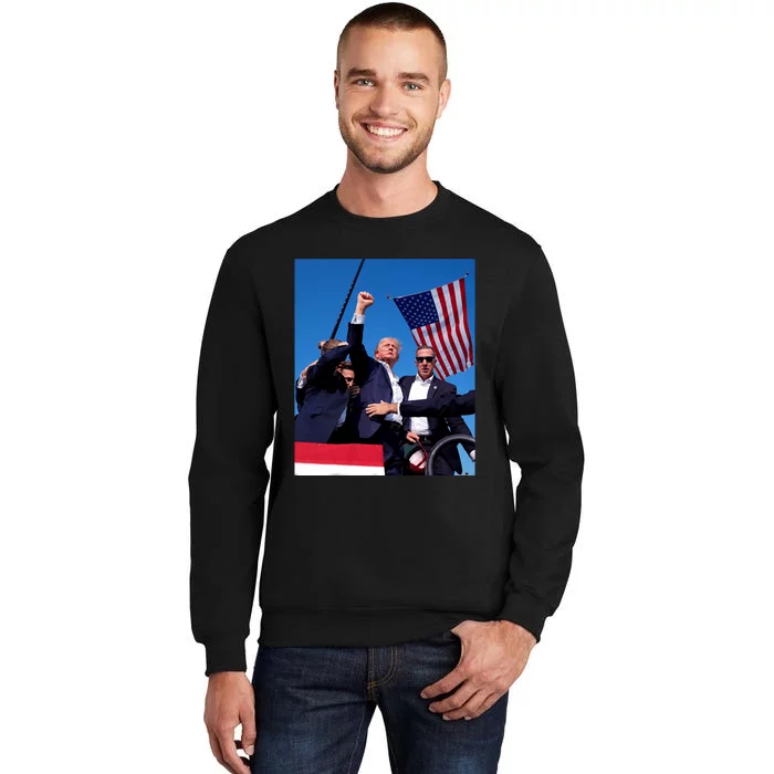 Trump 2024 Donald Trump Fist Pump Sweatshirt