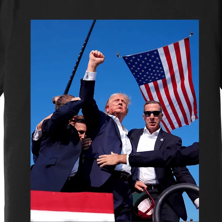 Trump 2024 Donald Trump Fist Pump Premium T-Shirt