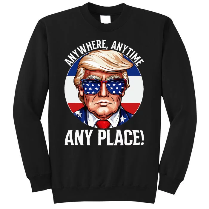 Trump 2024 Debate 2024 Election Funny Trump Biden Tall Sweatshirt