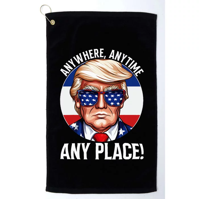 Trump 2024 Debate 2024 Election Funny Trump Biden Platinum Collection Golf Towel