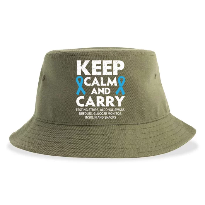 Type 2 Diabetes T2d Warrior Diabetes Awareness Gift Sustainable Bucket Hat