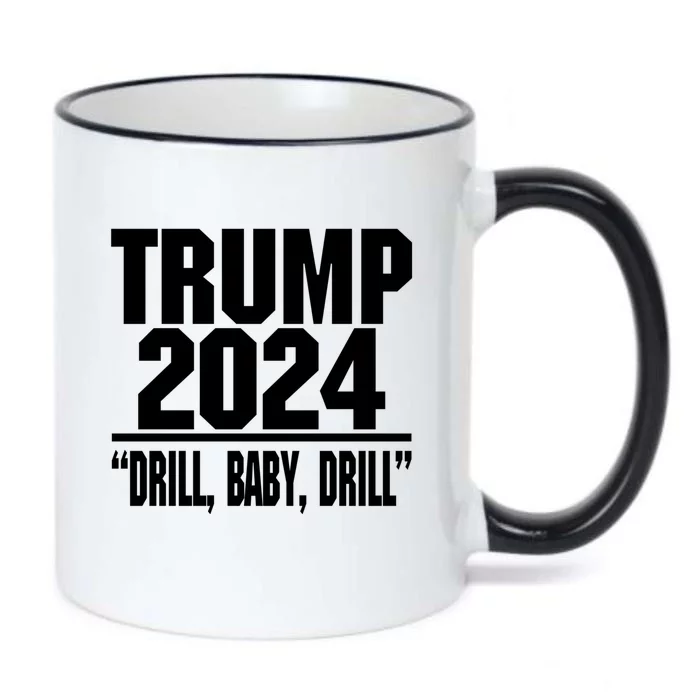 Trump 2024 Drill Baby Drill Funny Pro Trump Black Color Changing Mug