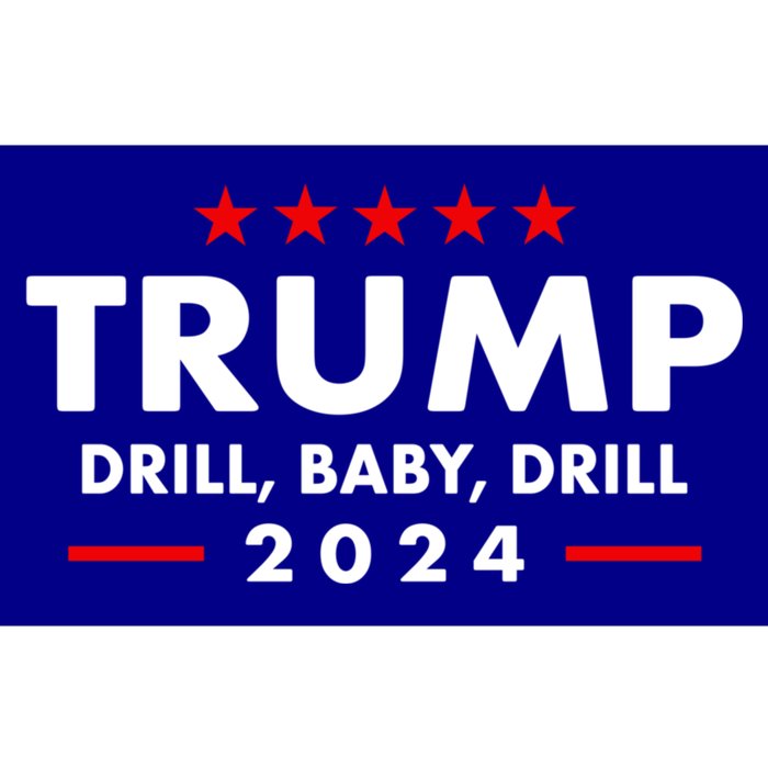 Trump 2024 Drill Baby Drill Funny Pro Trump Bumper Sticker