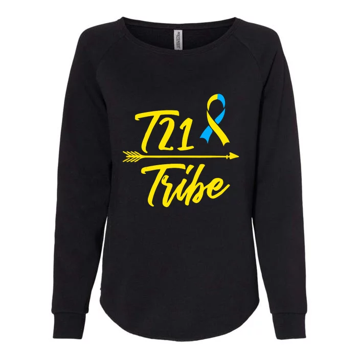 Trisomy 21 Down Syndrome Awareness Gift Womens California Wash Sweatshirt