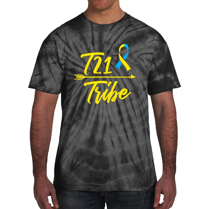 Trisomy 21 Down Syndrome Awareness Gift Tie-Dye T-Shirt