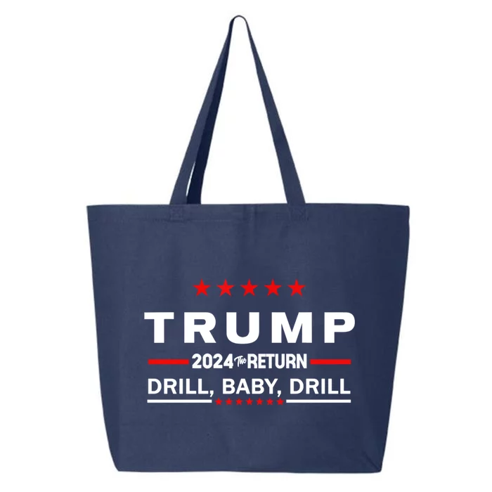 Trump 2024 Drill Drill The Return Gift 25L Jumbo Tote