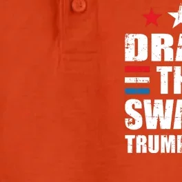 Trump 2024 | Drain The Swamp | Support Donald Trump Dry Zone Grid Performance Polo