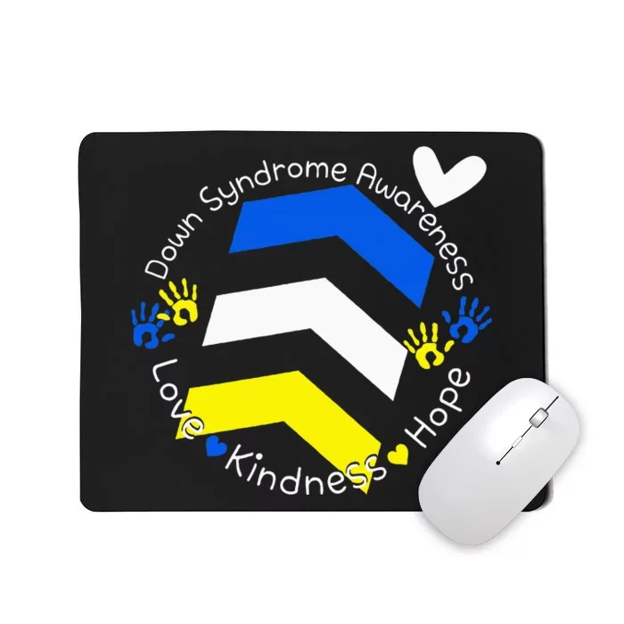 Trisomy 21 Down Syndrome Extra Three Chromosome Arrows Mousepad