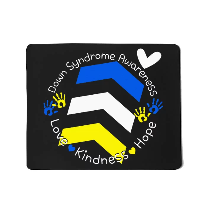 Trisomy 21 Down Syndrome Extra Three Chromosome Arrows Mousepad