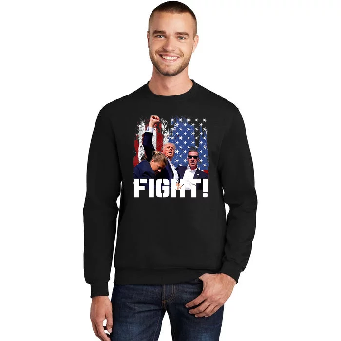 Trump 2024 Donald Trump Fist Pump Sweatshirt