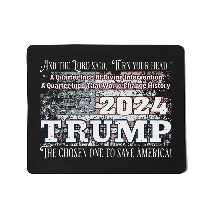 Trump 2024 Divine Intervention Mousepad