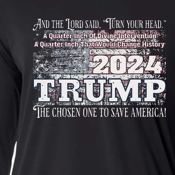 Trump 2024 Divine Intervention Cooling Performance Long Sleeve Crew