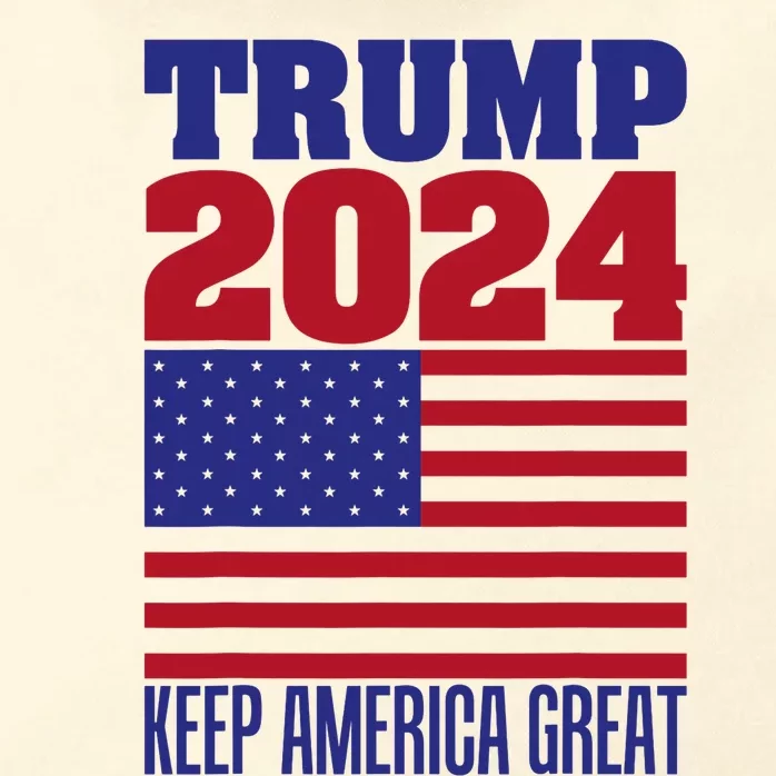 Trump 2024 Donald Trump Mike Pence 2024 Zip Tote Bag