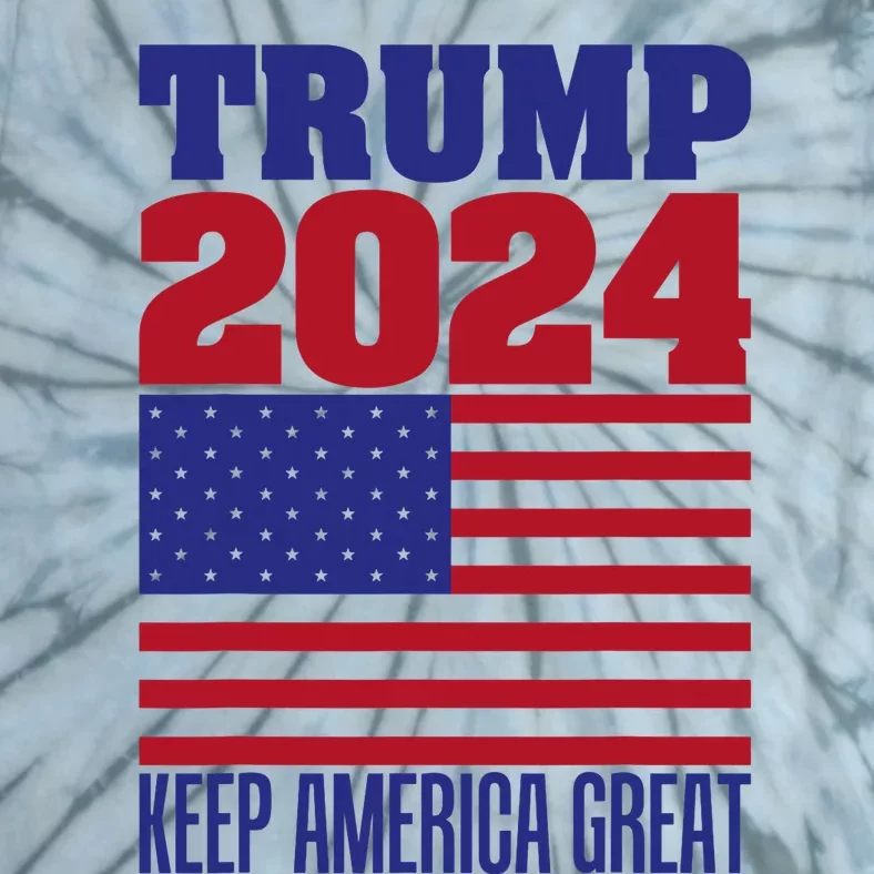 Trump 2024 Donald Trump Mike Pence 2024 Tie-Dye T-Shirt