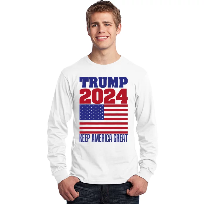 Trump 2024 Donald Trump Mike Pence 2024 Long Sleeve Shirt