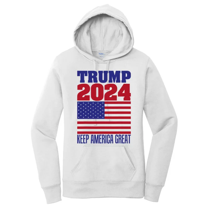 Trump 2024 Donald Trump Mike Pence 2024 Women's Pullover Hoodie