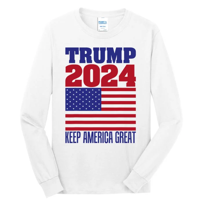 Trump 2024 Donald Trump Mike Pence 2024 Tall Long Sleeve T-Shirt