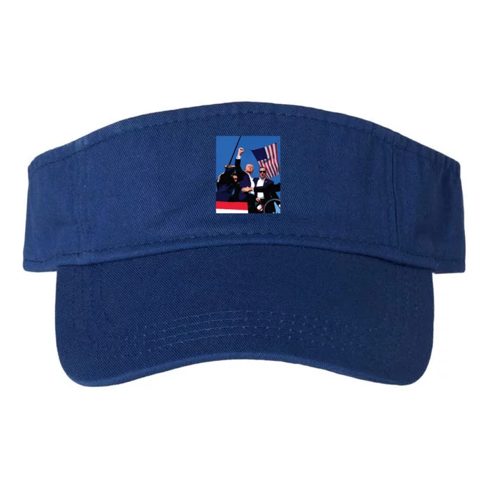 Trump 2024 Donald Trump Fist Pump Valucap Bio-Washed Visor