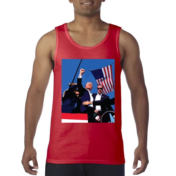 Trump 2024 Donald Trump Fist Pump Tank Top