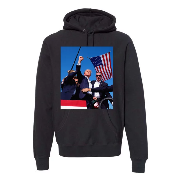 Trump 2024 Donald Trump Fist Pump Tank Top 1 Premium Hoodie