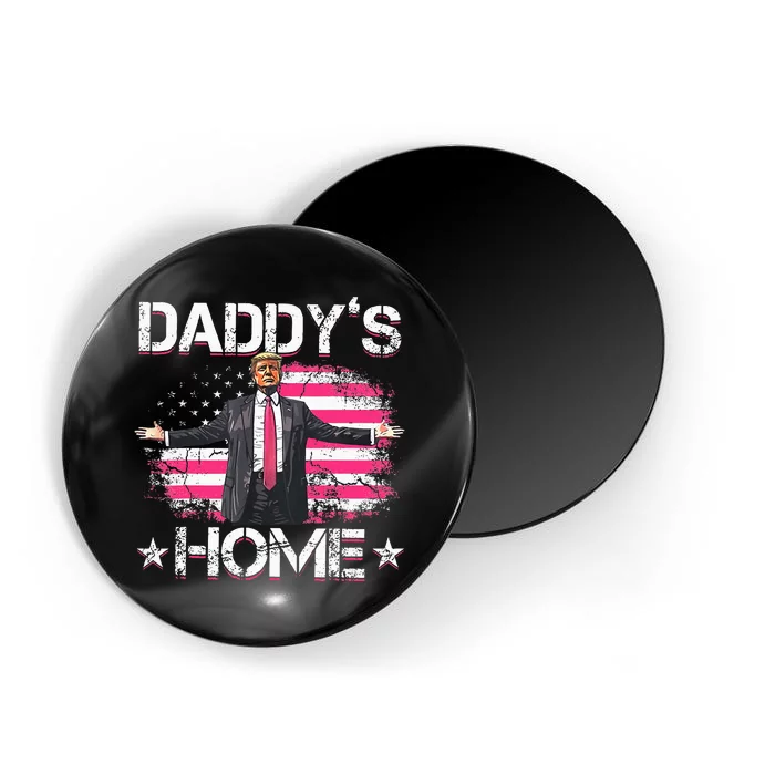 Trump 2024 Daddys Home Funny Trump Magnet