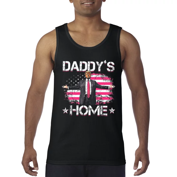 Trump 2024 Daddys Home Funny Trump Tank Top