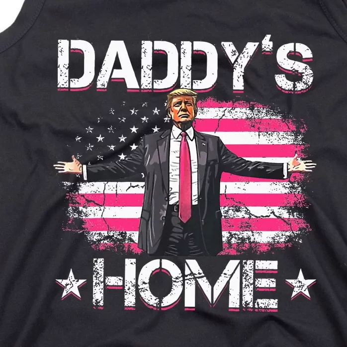 Trump 2024 Daddys Home Funny Trump Tank Top