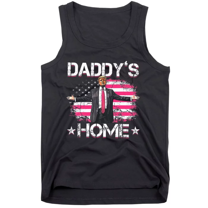 Trump 2024 Daddys Home Funny Trump Tank Top