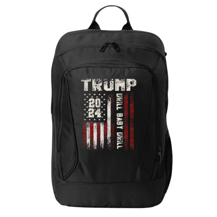 Trump 2024 Drill Baby Drill City Backpack