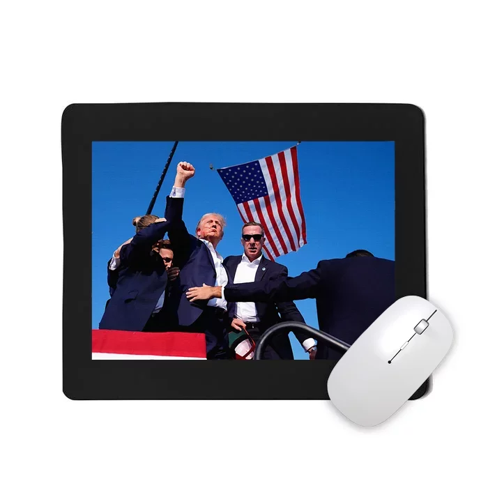 Trump 2024 Donald Trump Fist Pump Mousepad