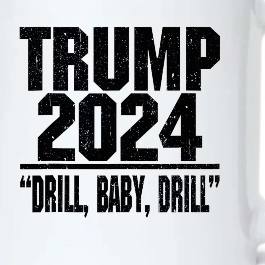 Trump 2024 Drill Baby Drill Black Color Changing Mug