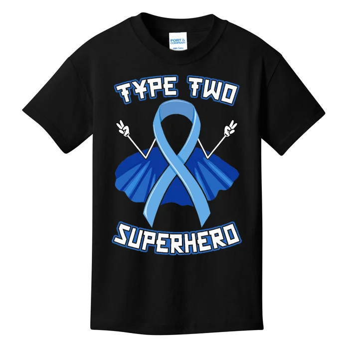 Type 2 Diabetes Superhero Awareness Diabetic Mom Dad Kids T-Shirt