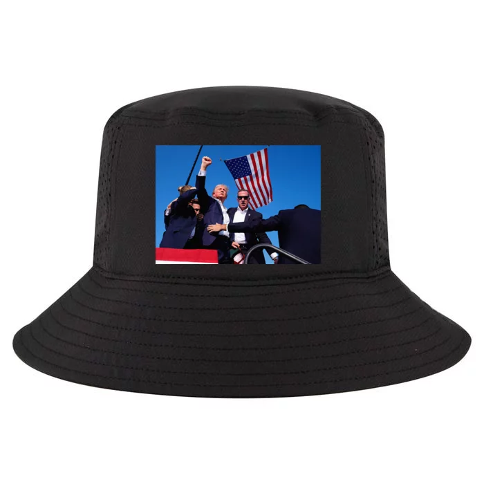 Trump 2024 Donald Trump Fist Pump Cool Comfort Performance Bucket Hat