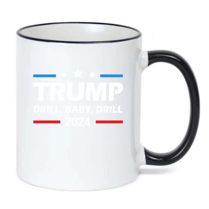 Trump 2024 Drill Drill Funny Pro Trump Cute Gift Black Color Changing Mug