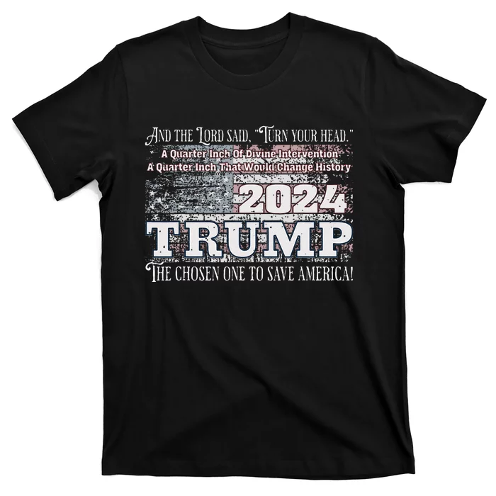 Trump 2024 Divine Intervention The Save America T-Shirt