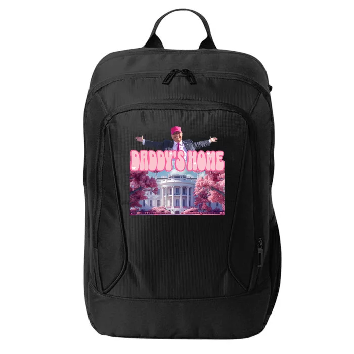 Trump 2024 Daddys Home Pink Classic City Backpack