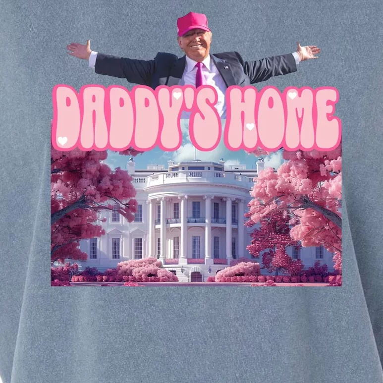 Trump 2024 Daddys Home Pink Classic Garment-Dyed Women's Muscle Tee