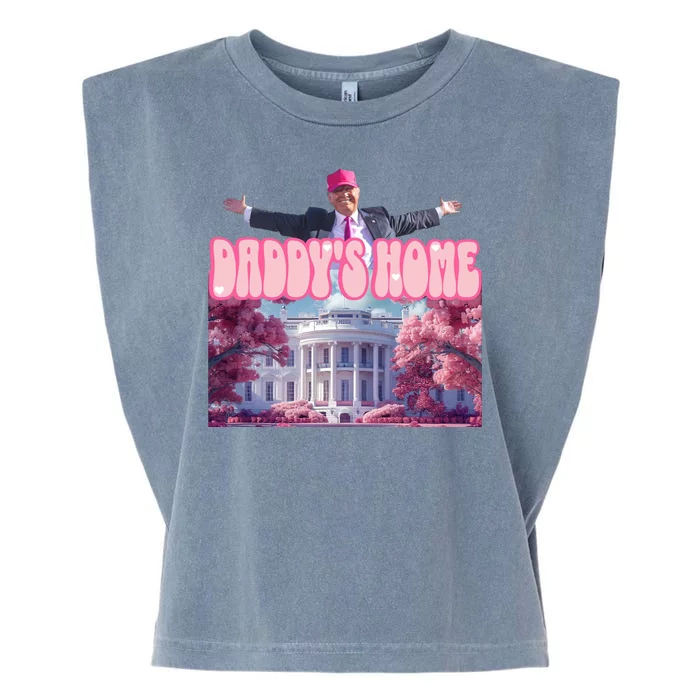 Trump 2024 Daddys Home Pink Classic Garment-Dyed Women's Muscle Tee