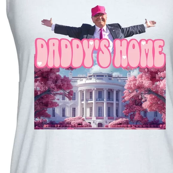 Trump 2024 Daddys Home Pink Classic Ladies Essential Flowy Tank