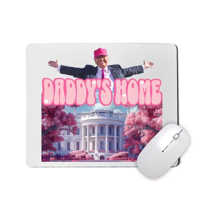 Trump 2024 Daddys Home Pink Classic Mousepad