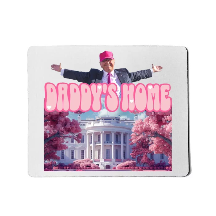 Trump 2024 Daddys Home Pink Classic Mousepad