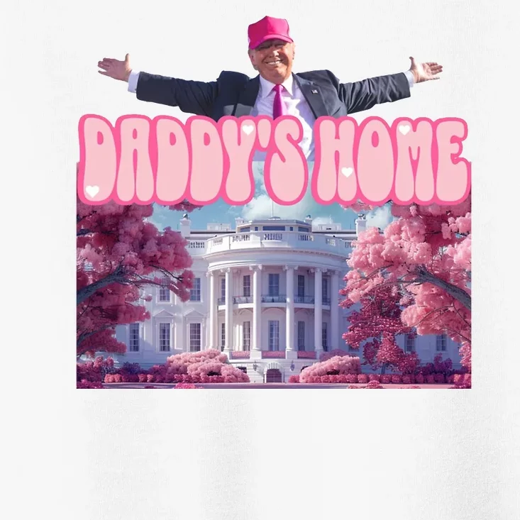 Trump 2024 Daddys Home Pink Classic Toddler T-Shirt