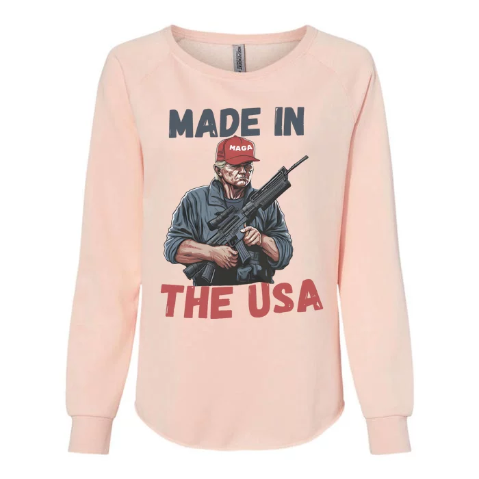 Trump 2024 Donald Trump Maga Republican Patriot Womens California Wash Sweatshirt