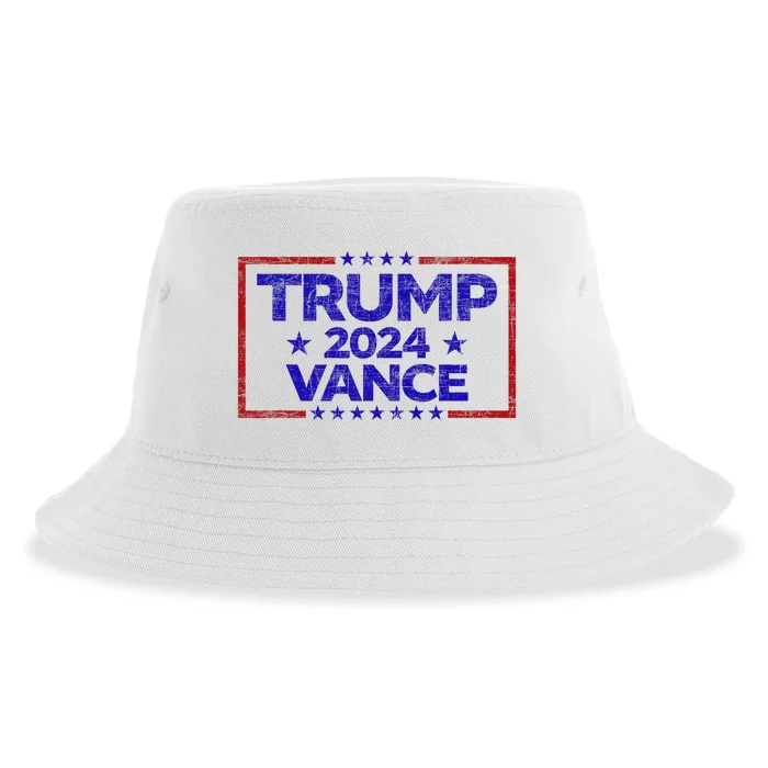 Trump 2024 Election For Republicans Trump Vance 2024 Sustainable Bucket Hat