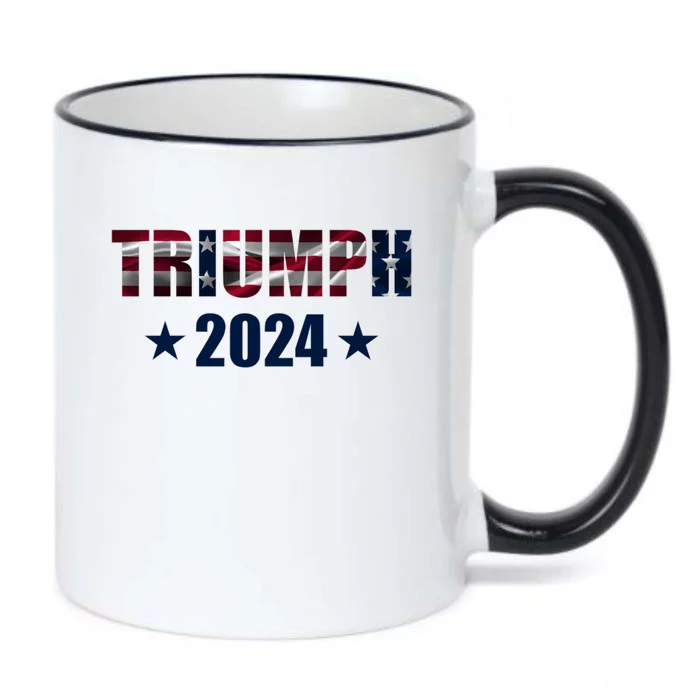 Triumph 2024 Election Donald Trump Great Gift Black Color Changing Mug