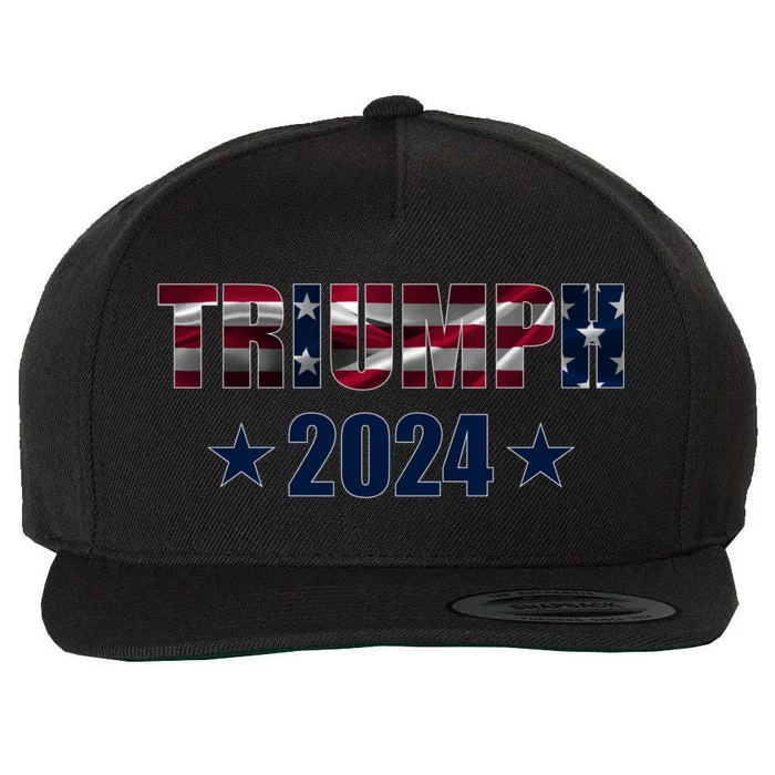 Triumph 2024 Election Donald Trump Great Gift Wool Snapback Cap